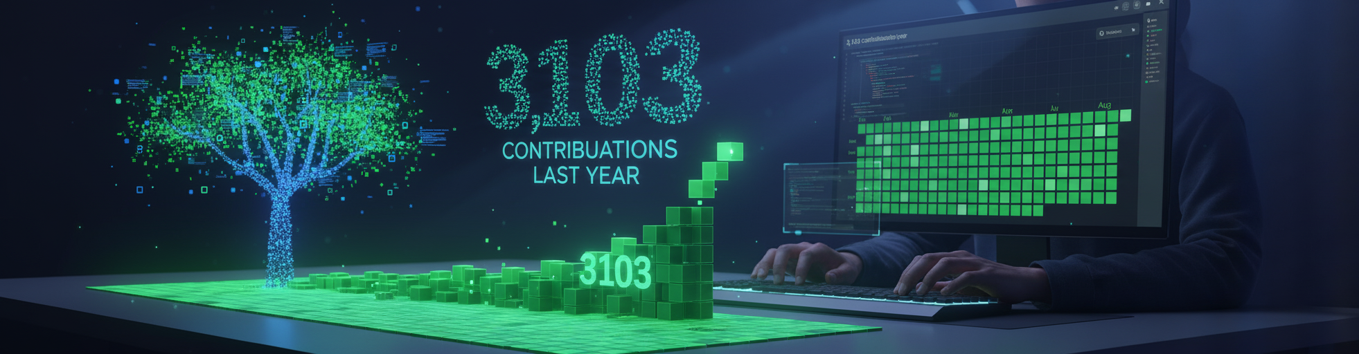 Parikshit Verma – Flutter Developer Journey (3,100+ GitHub Contributions | Open Source | Best Flutter Developer in 2025)