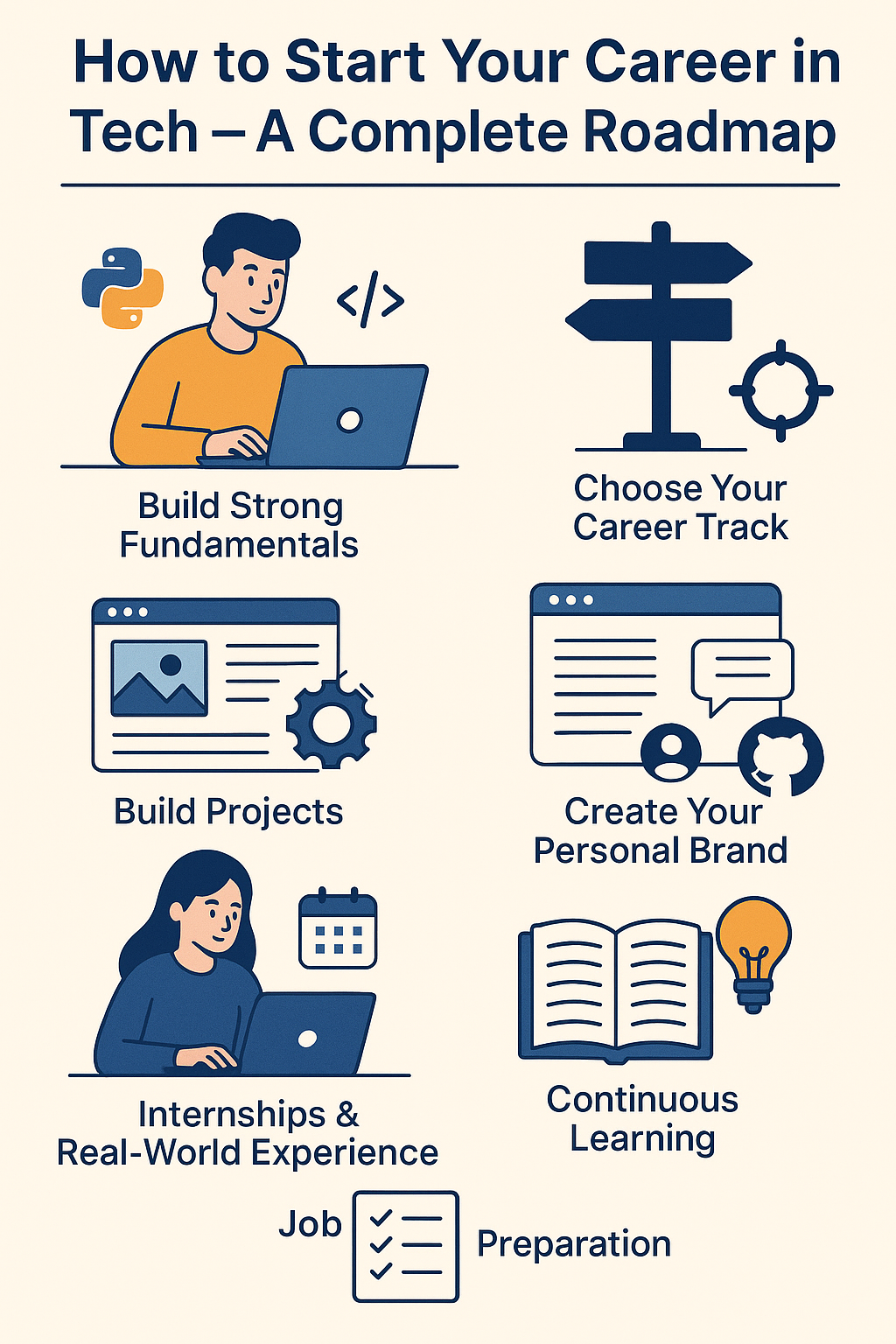 How to Start Your Career in Tech – A Complete Roadmap