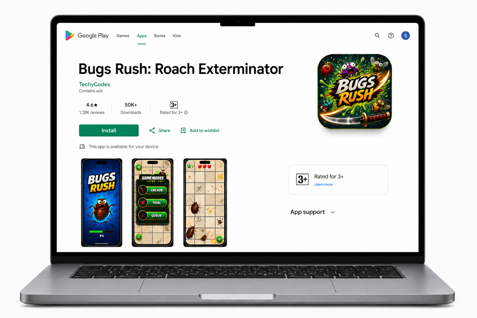 Bugs Rush: Bug Smasher Game