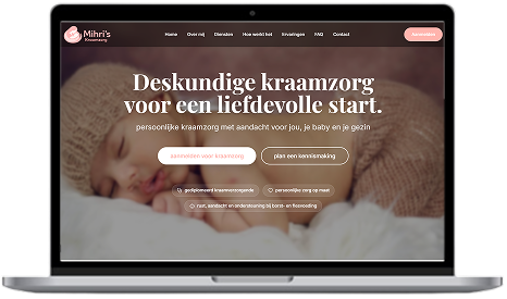 Mihri's Kraamzorg - Professional Maternity Care Platform