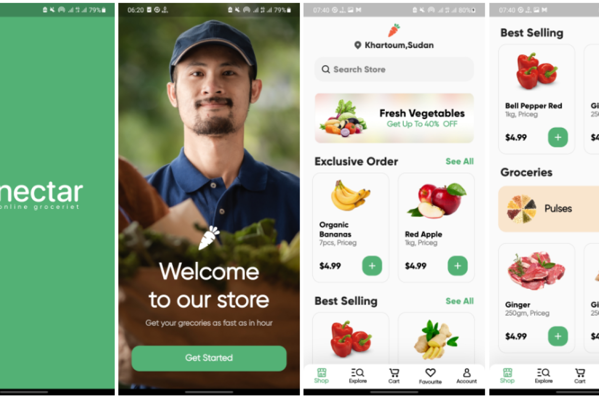 Flutter Grocery App UI | Modern Grocery Shopping App Design in Flutter (Open Source)