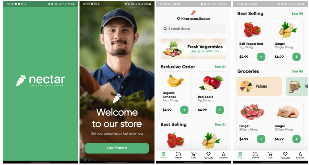 Flutter Grocery App UI | Modern Grocery Shopping App Design in Flutter (Open Source)