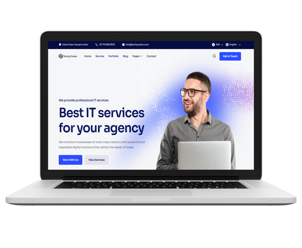 TechyCodex – Agency Website (Laravel + HTML, CSS, JS)